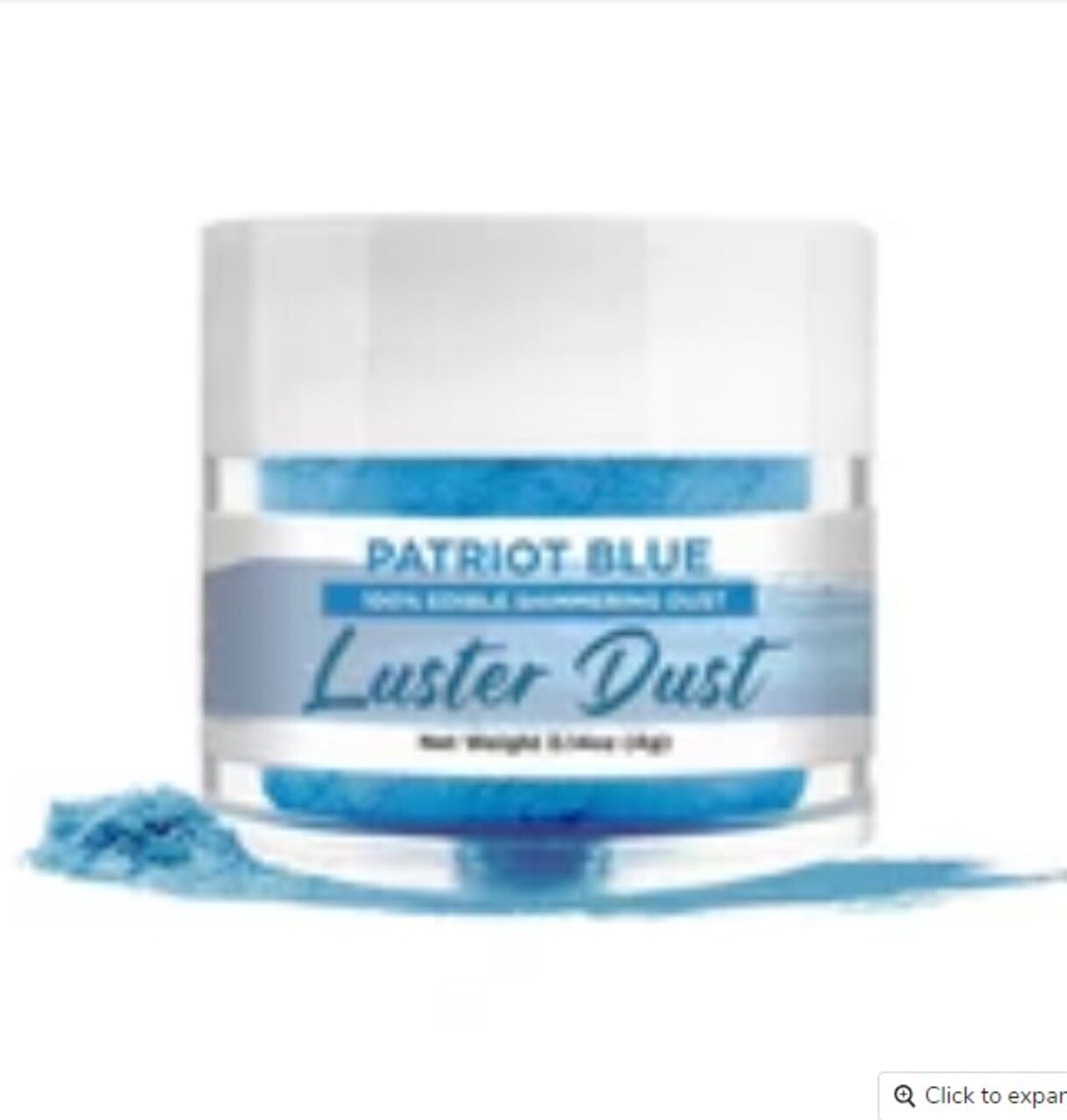 Bakell Luster Dust Food Safe Edible Glitter 4g Bottle (select your color)